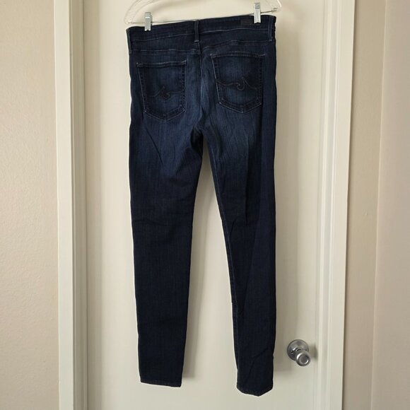 AG ADRIANO GOLDSCHMIED Women's Blue Jeans The Farrah High Rise Skinny Size 32R - Picture 3 of 8